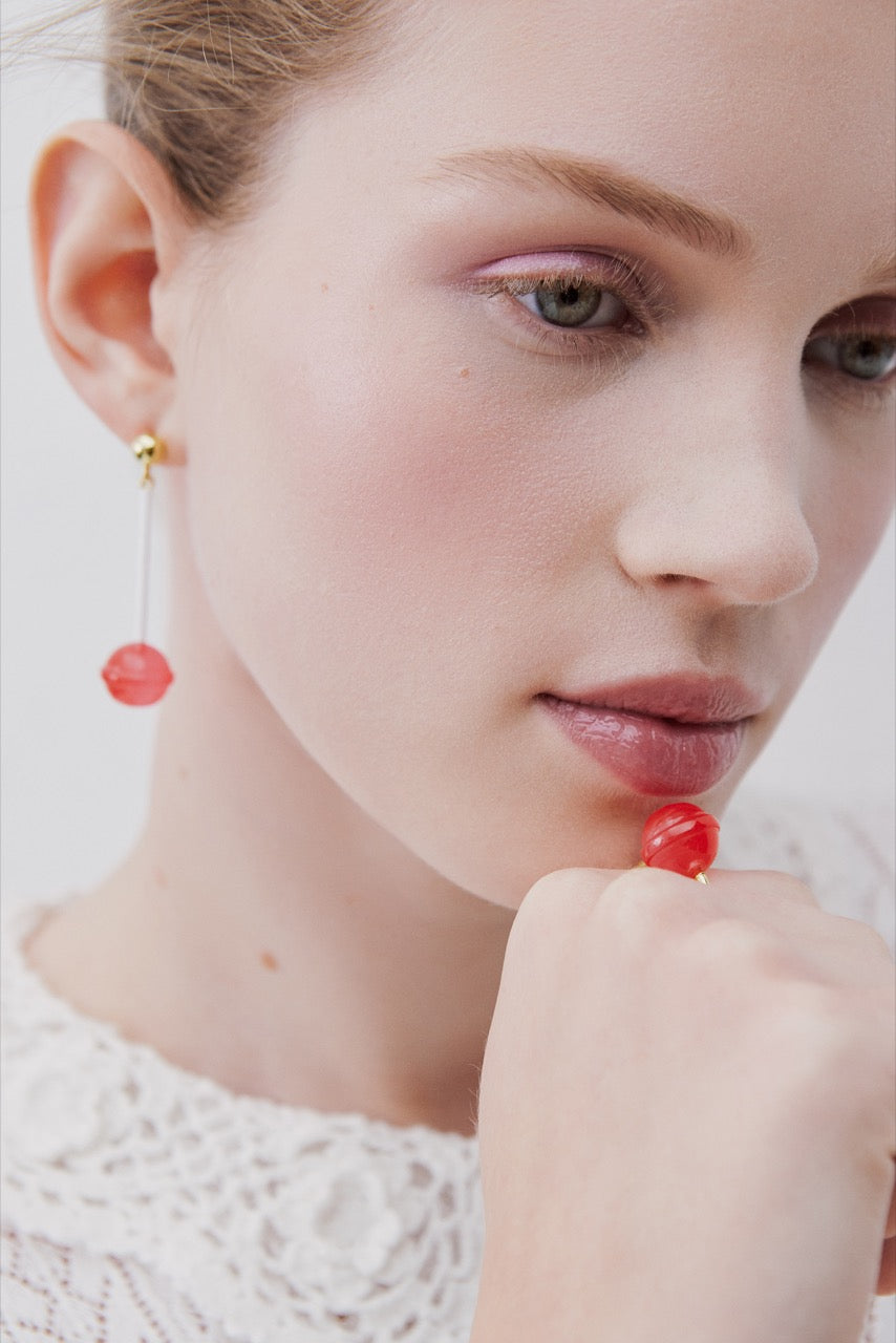 Strawberry Lollipop Earrings | AWMC1131