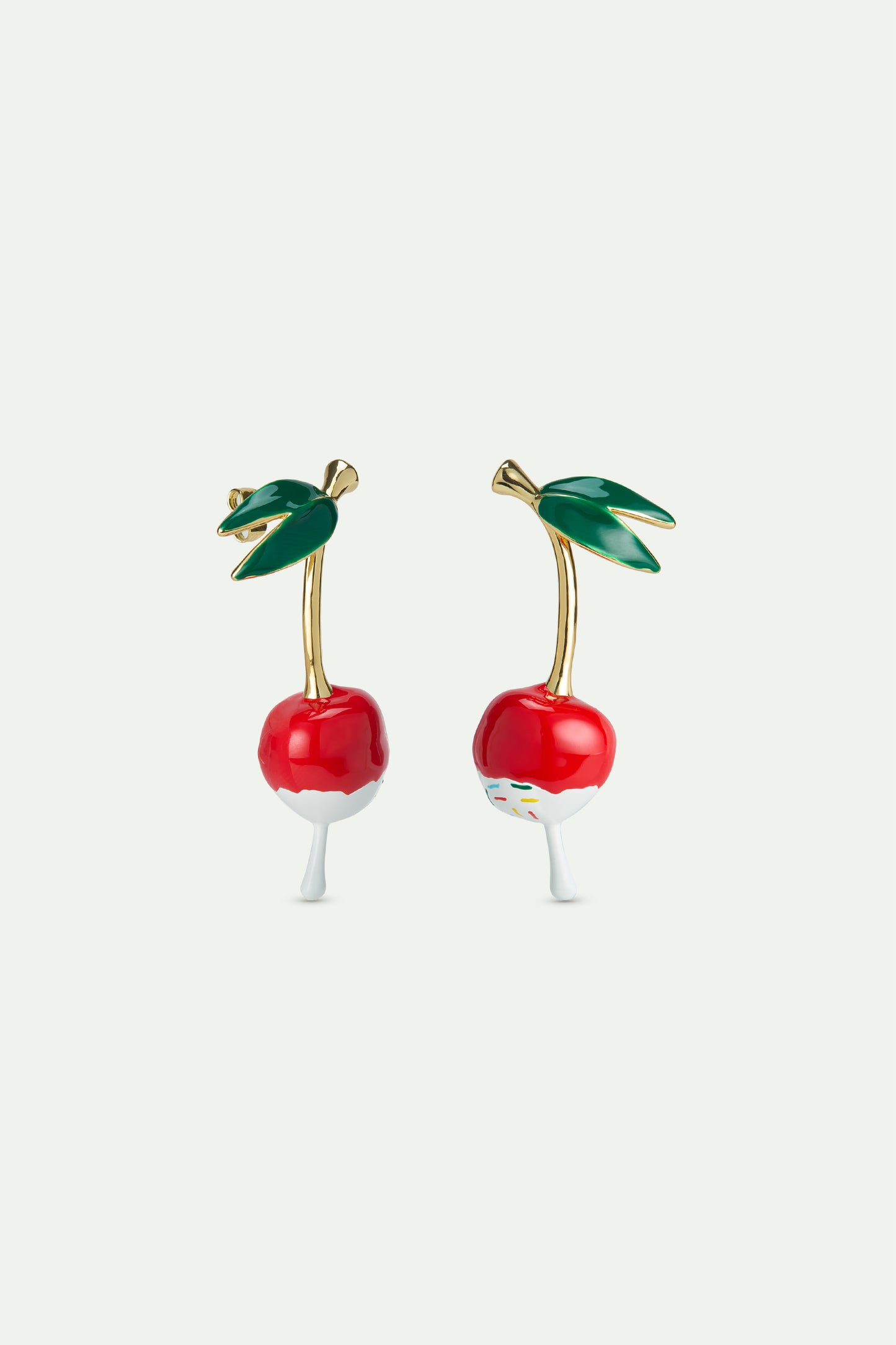 Cherry & Whipped Cream Earrings | AWMC1141