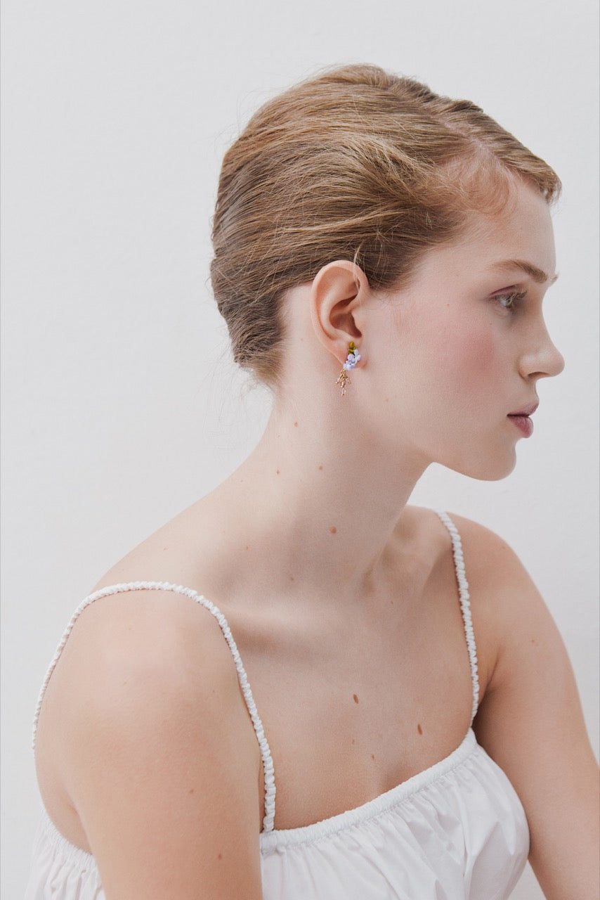 Purple Wisteria Earrings | AWMM1041