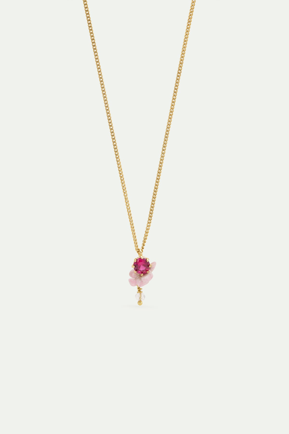 Pink Wisteria Pendant Necklace | AWMM3031