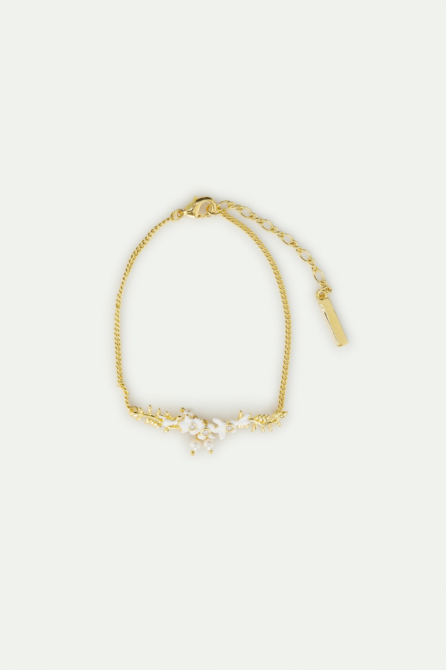 Golden Laurel Leaf Bracelet