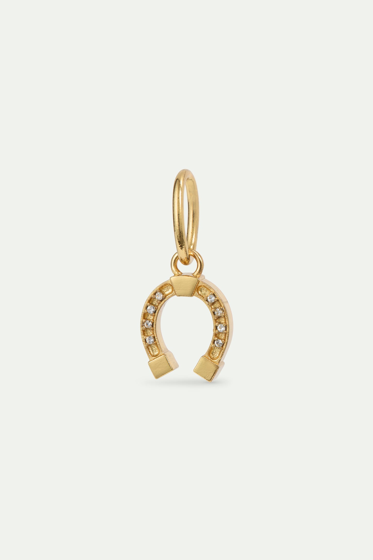 Gold-Plated Horseshoe Pendant | AWPE4461