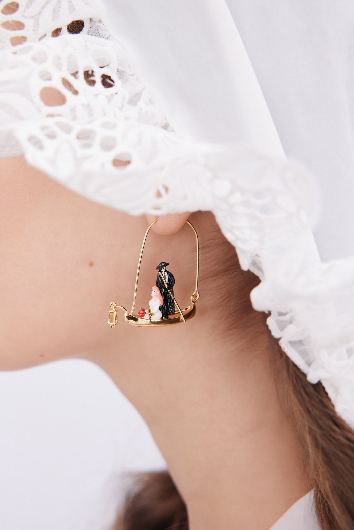 Phantom Of The Opera Gondola Hook Earrings | AXOP1031