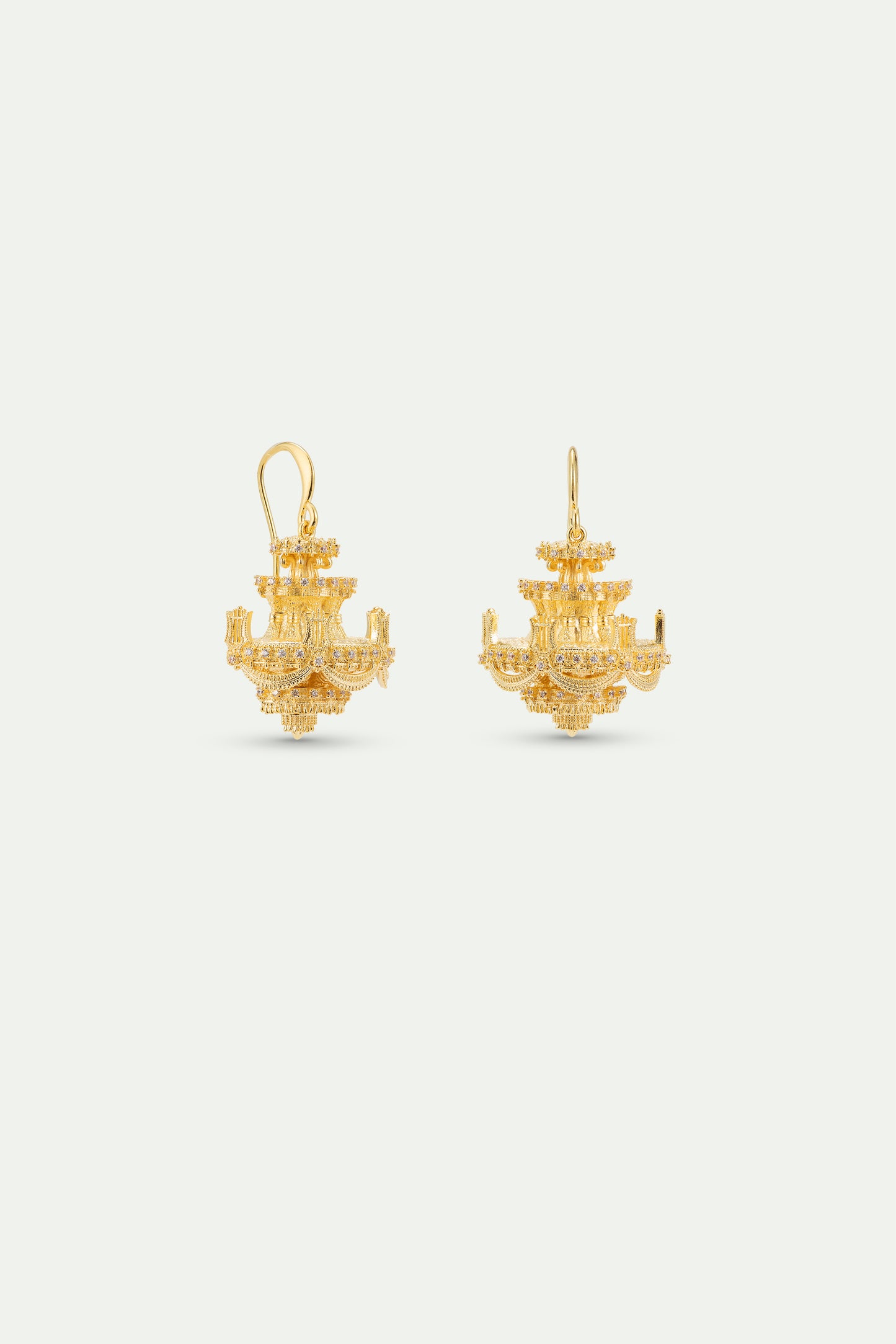 Gold Chandelier Hook Earrings | AXOP1041