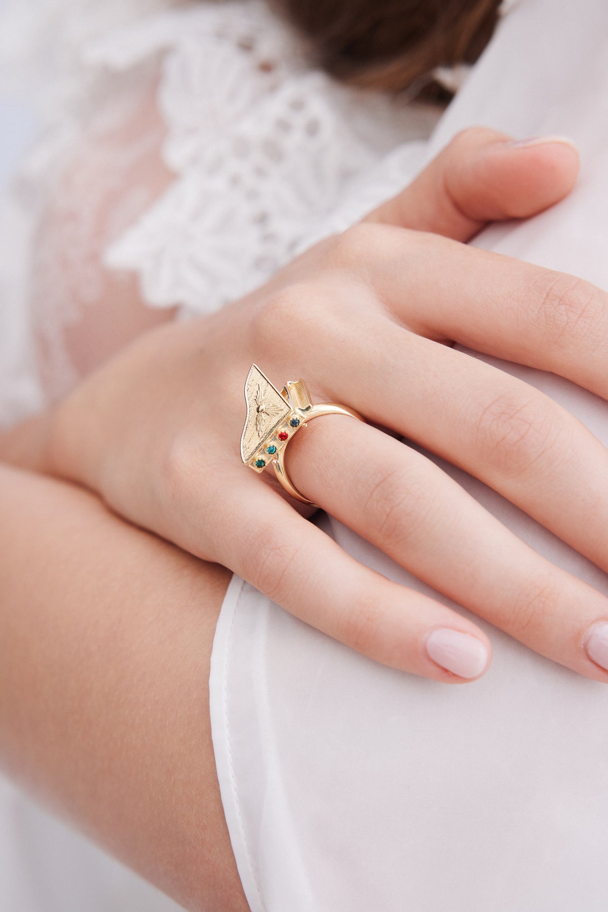 Gold Piano Ring | AXOP6021