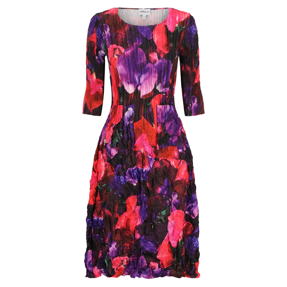 Alquema | 3/4 Sleeve Smash Pocket Dress / Sweet Pea