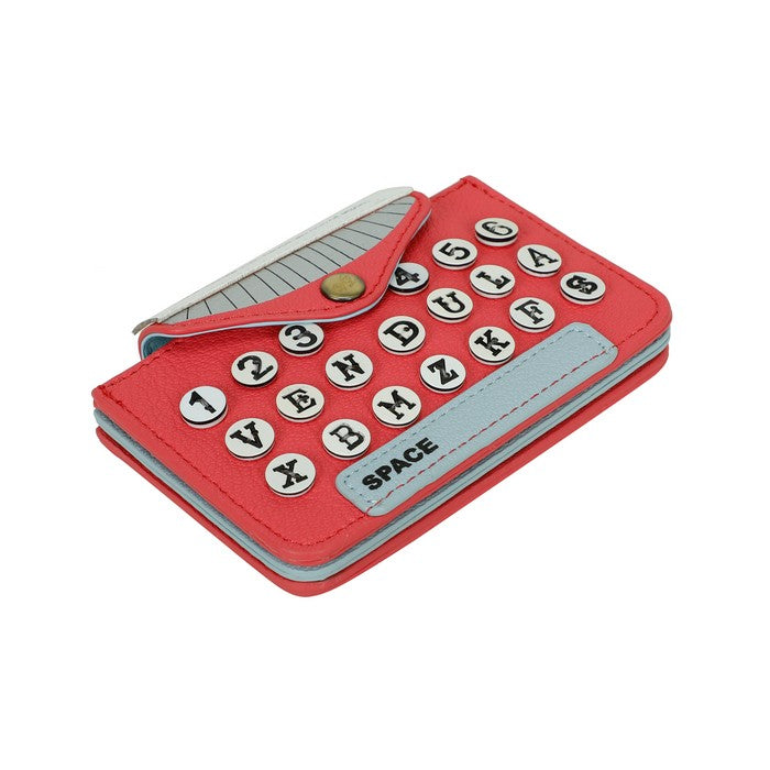 Vendula Vintage Rose Typewriter Accordian Card