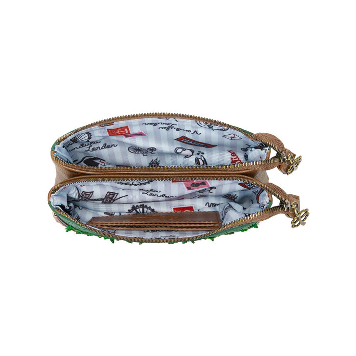 The Clover Inn Double Zipper Coin Purse