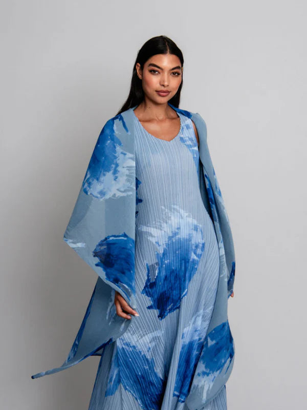 Alquema | Long Estrella Dress / Splash