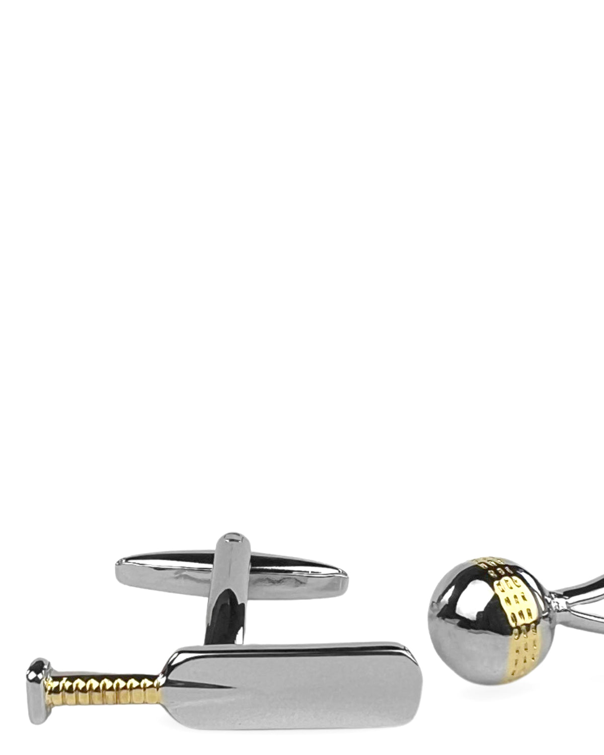 Cricket Bat & Ball Cufflink