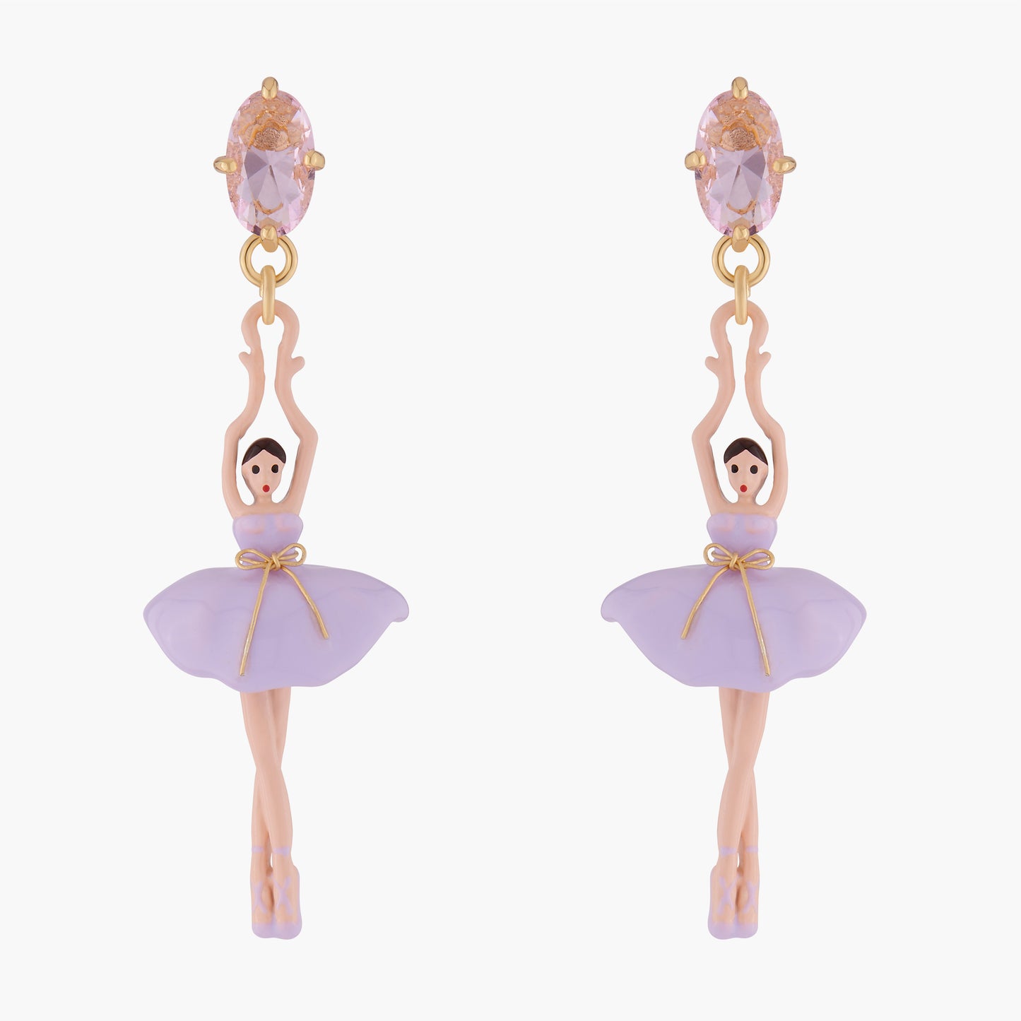 Lilac Ballerina Earrings | ALDD1151