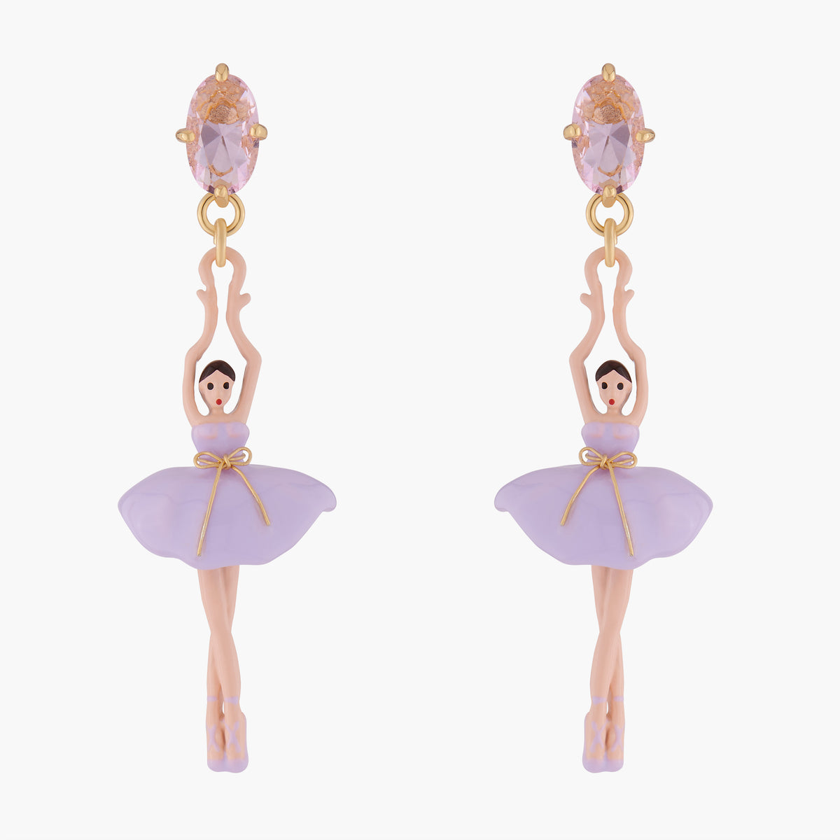 Lilac Ballerina Earrings | ALDD1151