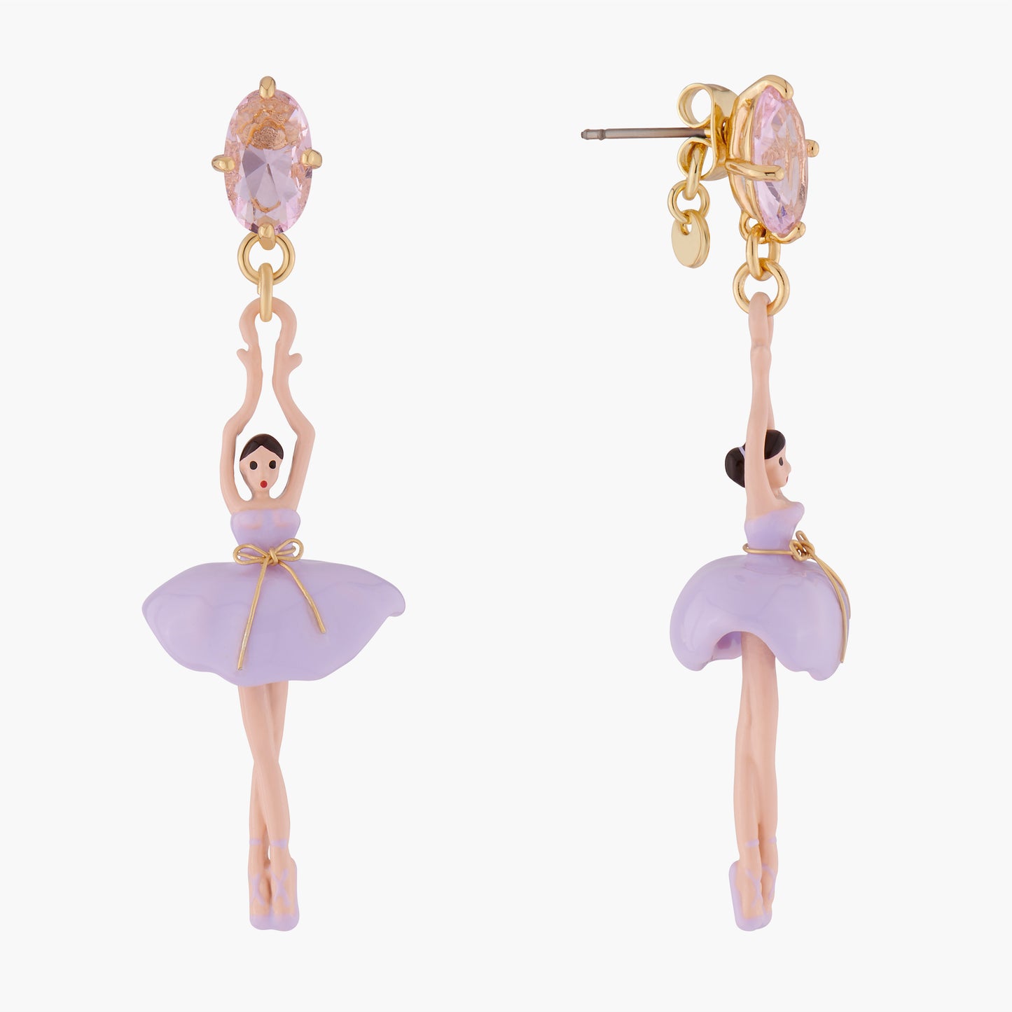 Lilac Ballerina Earrings | ALDD1151