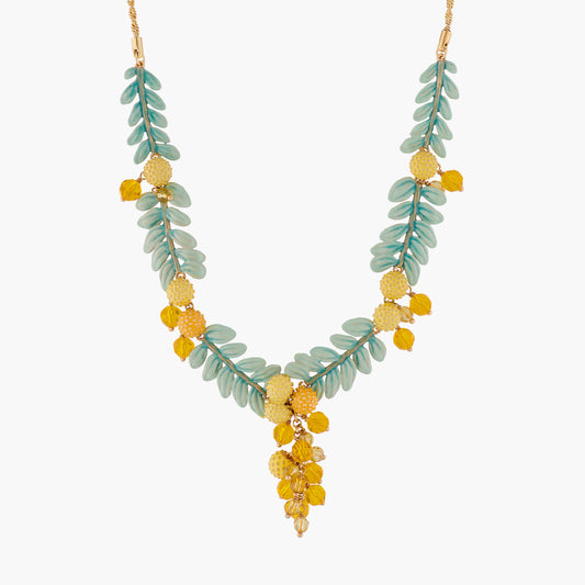 Mimosa Flowers Collar Necklace | ALPE3041
