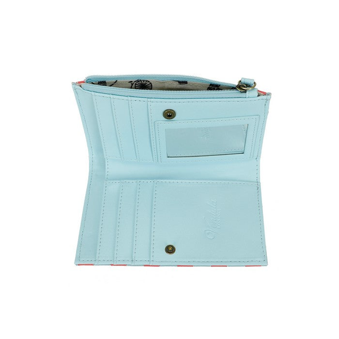 Vendula Vintage Rose Compact Folding Wallet