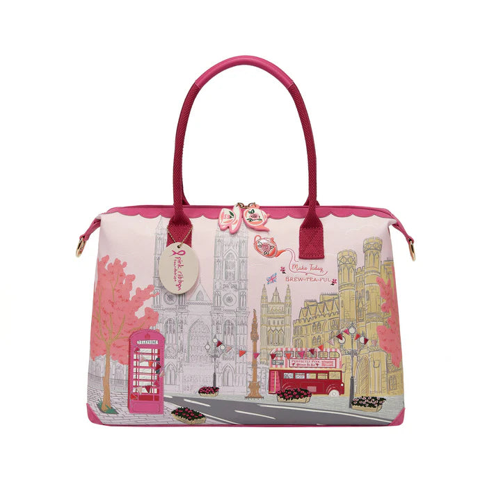 Perfectly Pink Afternoon Tea Bus Bonnie Weekender