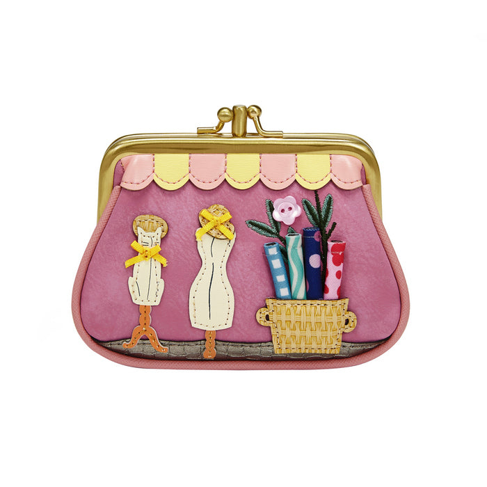 Vendula London Vendula Sewing Shop - Rasberry Edition Clipper Coin Purse