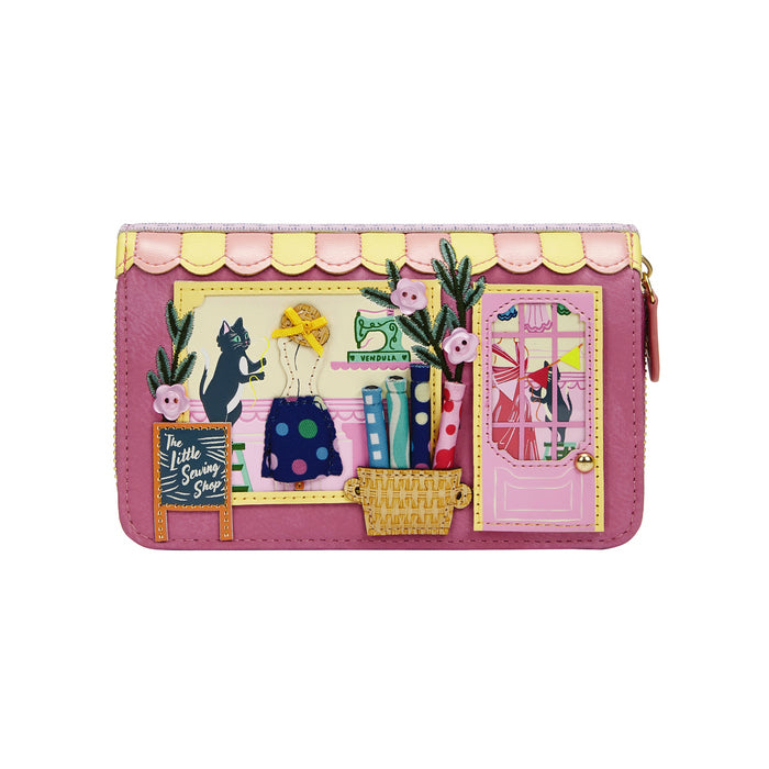 Vendula London Vendula Sewing Shop - Rasberry Edition Medium Ziparound Wallet