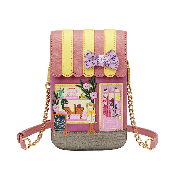Vendula London Vendula Sewing Shop - Rasberry Edition Phone Pouch