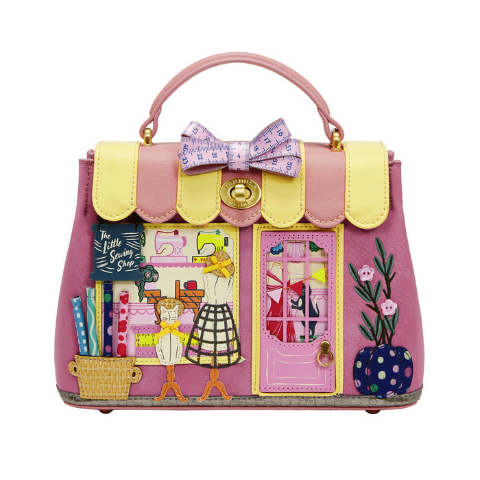 Vendula London Vendula Sewing Shop - Rasberry Edition Mini Grace Bag