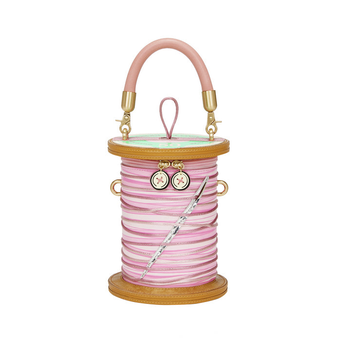 Vendula London Vendula Sewing Shop - Rasberry Edition Cotton Reel Bag