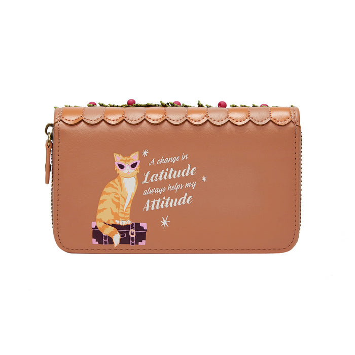 Vendula London Vendula Voyage Travel Shop Medium Ziparound Wallet