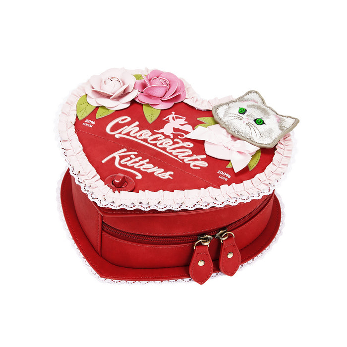 Vendula London The Chocolate Box Heart Chocolate Box Bag