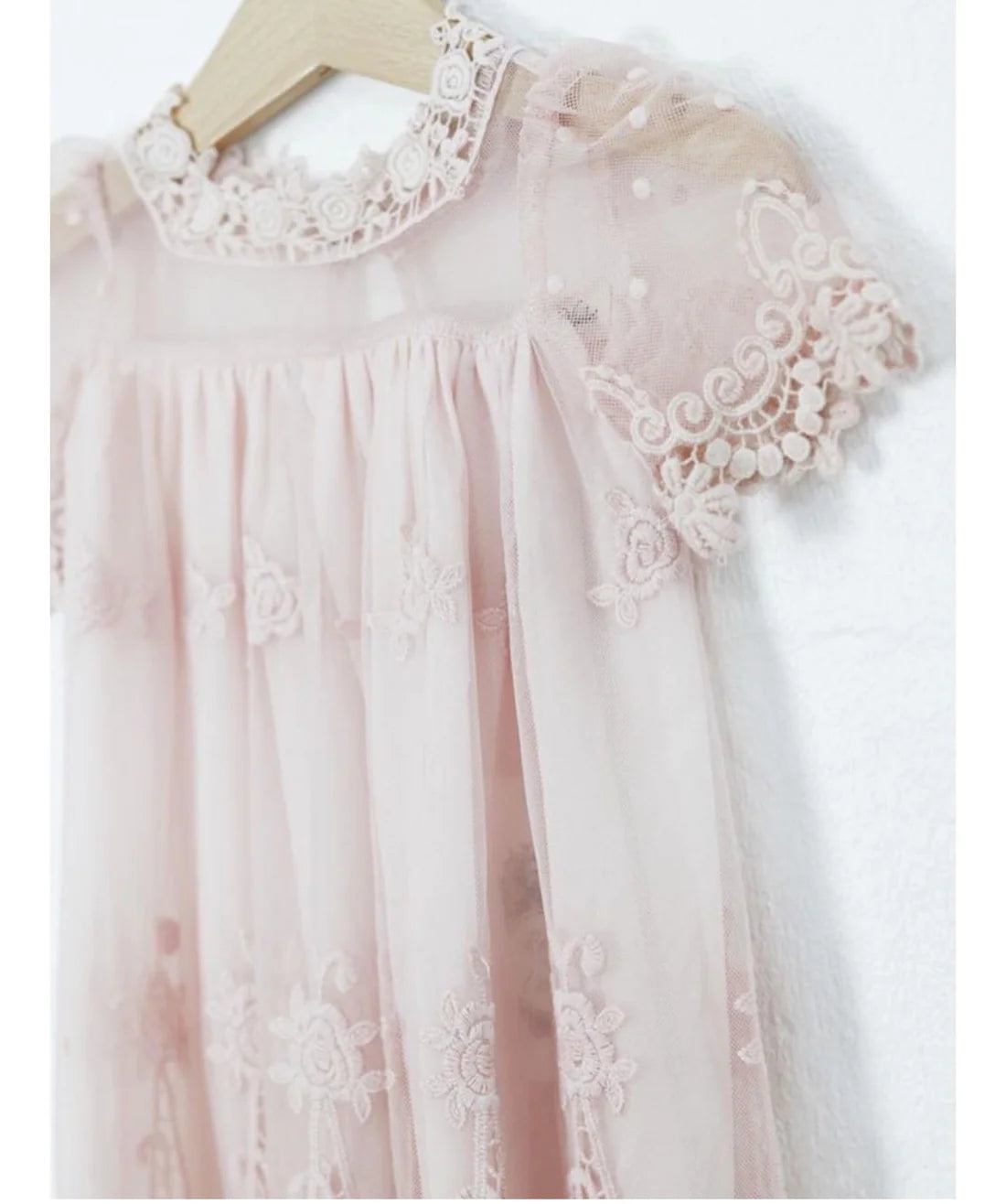 Heirloom Cherub Lace Baby Dress