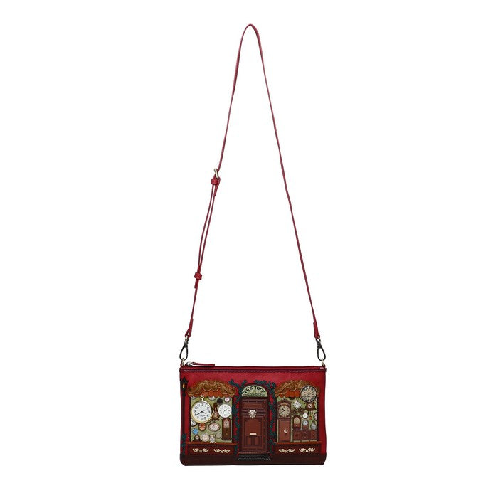 Tick Tock Clock Shop Pouch Bag
