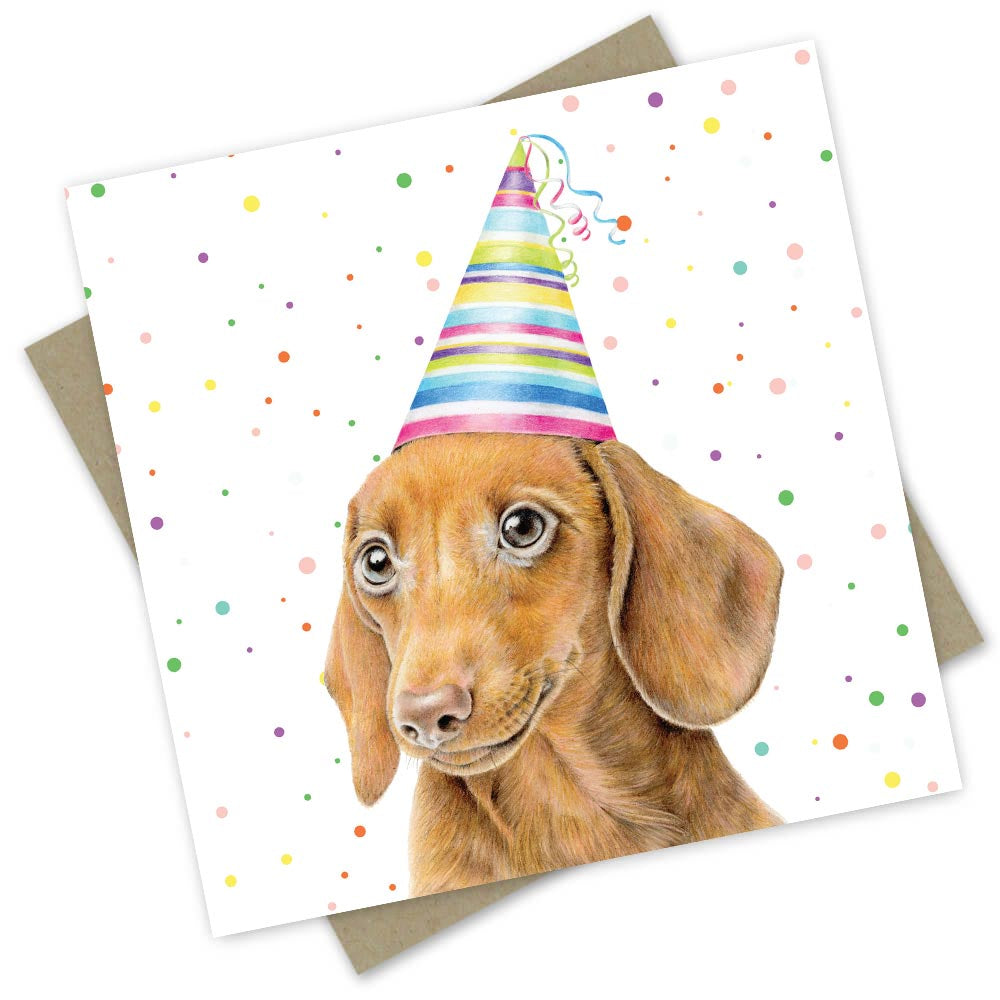 Daisy The Dachshund Greeting Card