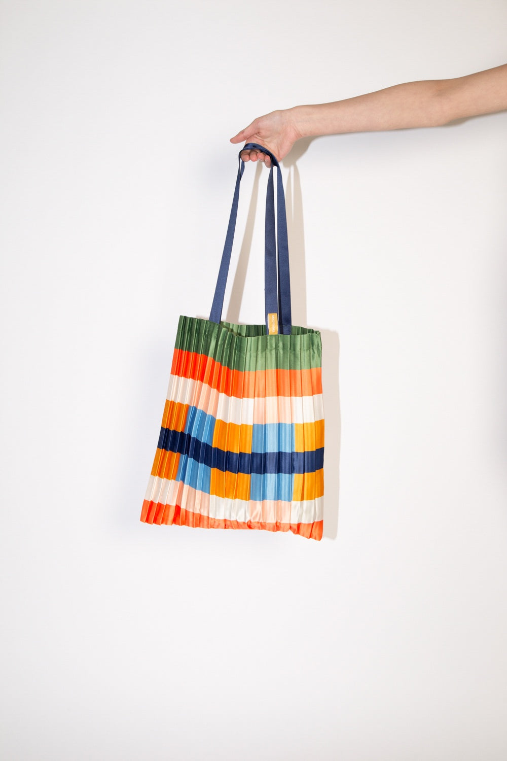 Pleated satin bag Vietri