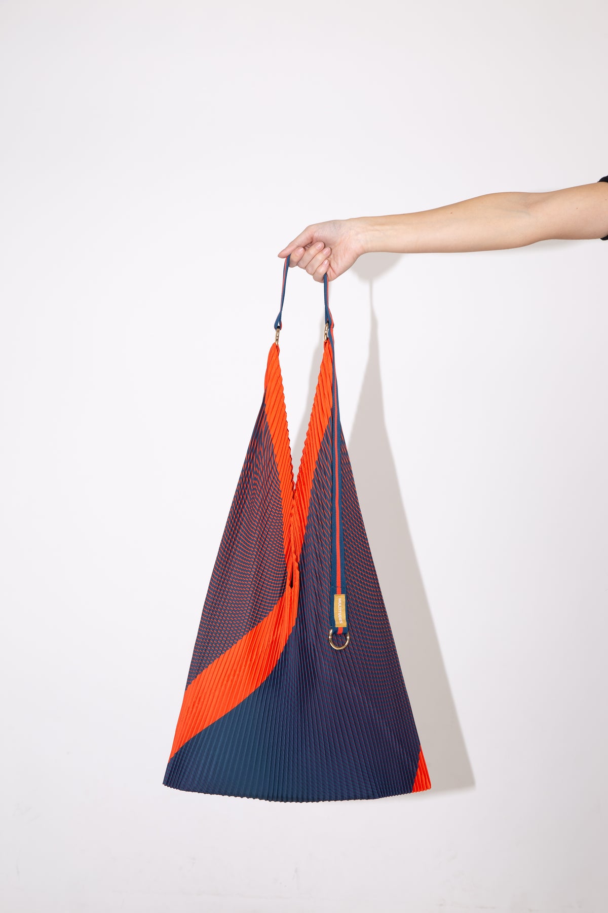 Multitudes Isabella Blue Pleated Y Bag