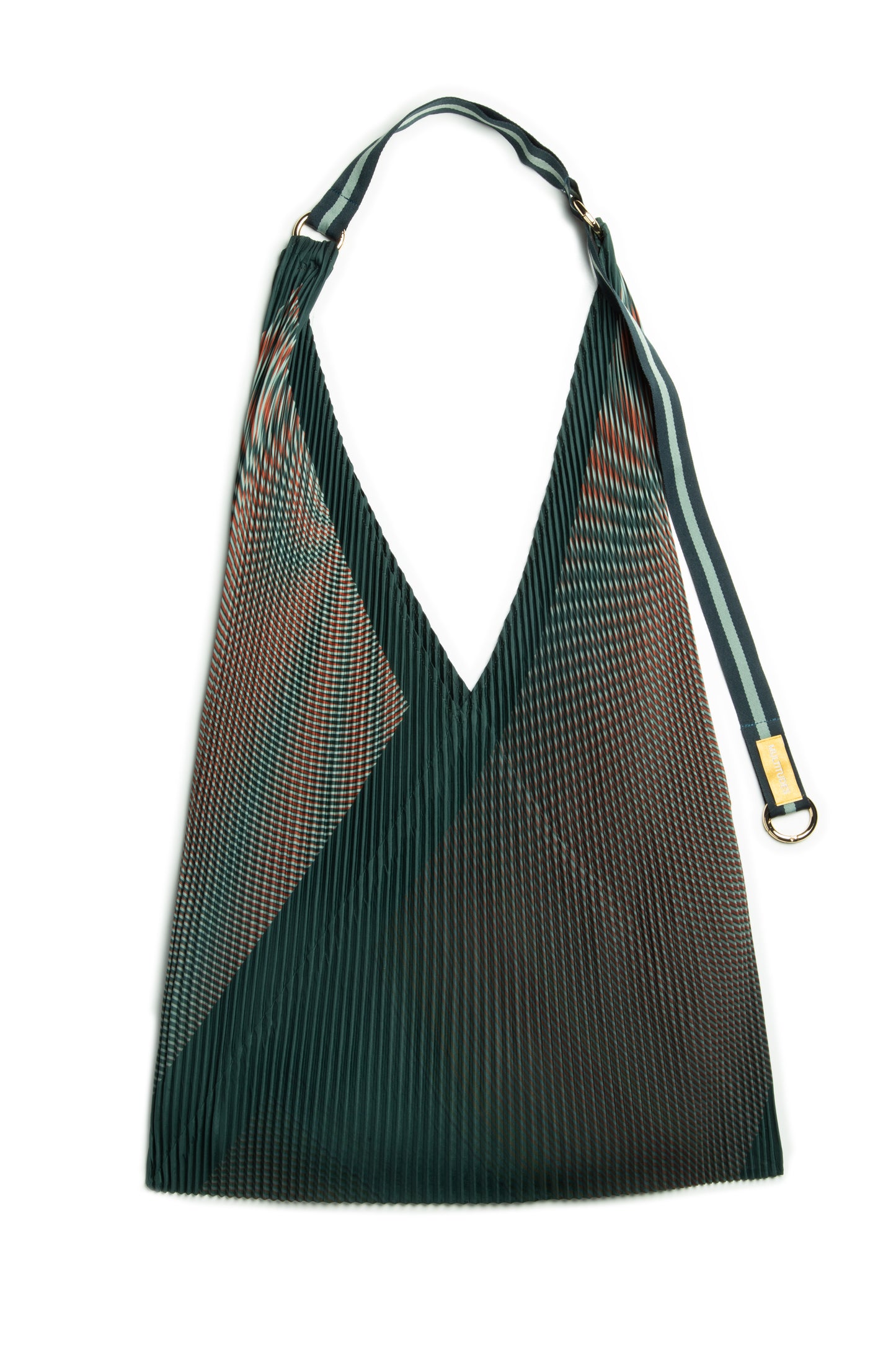 Multitudes Isabella Green Pleated Y Bag