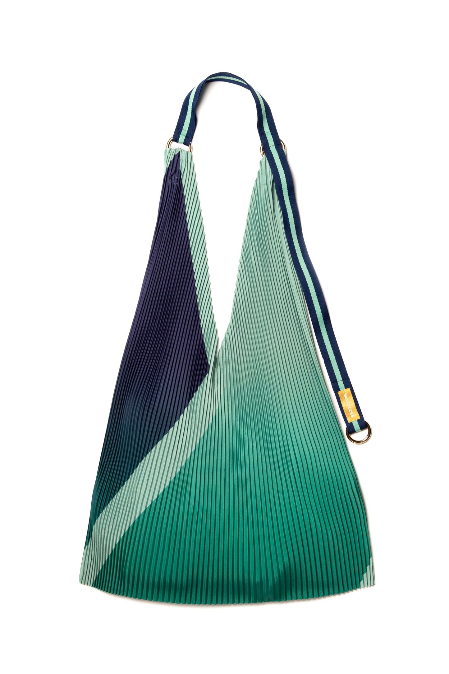 Multitudes Monica Green Pleated Y Bag