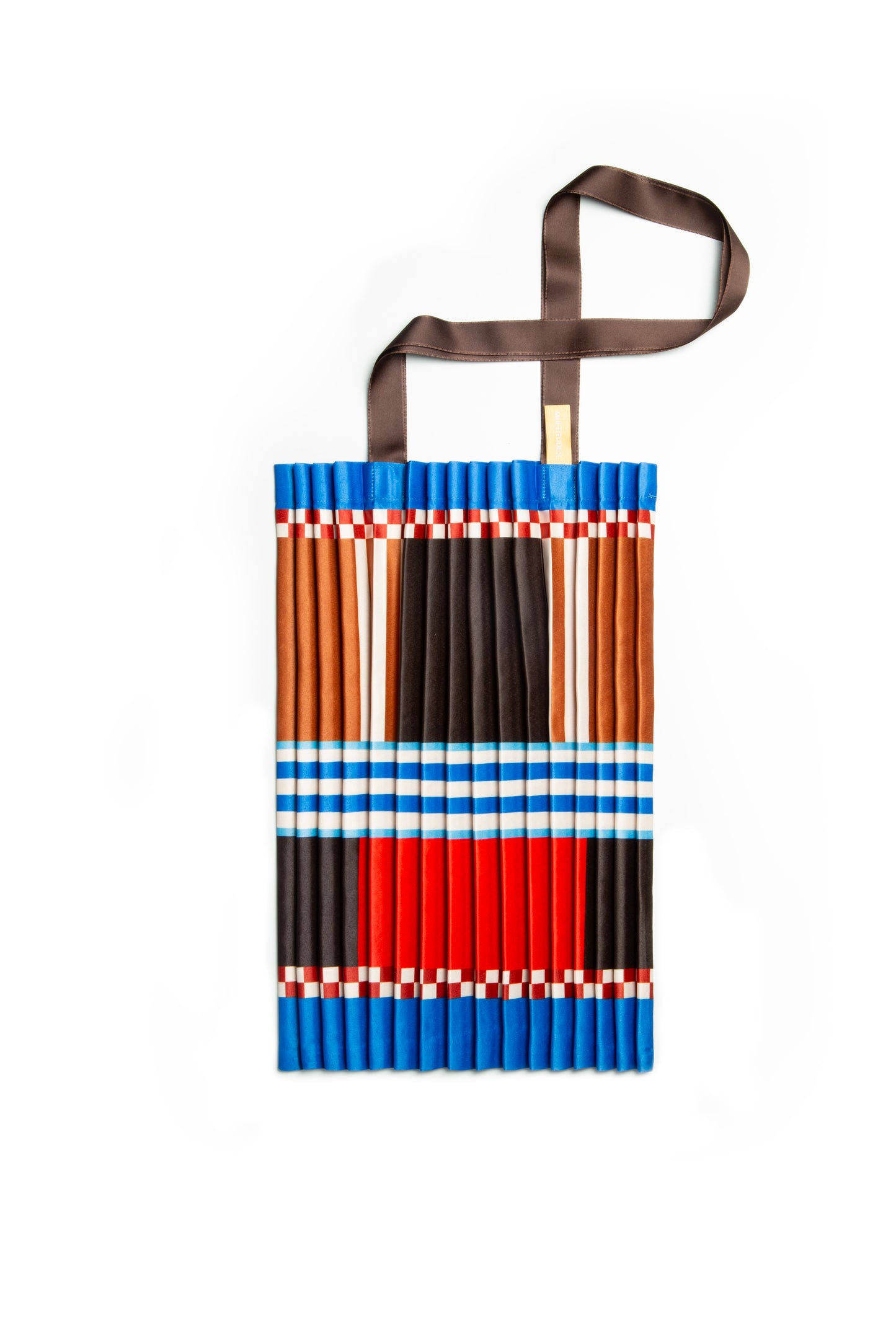 Multitudes Satin Pleated Maddalena Tote Bag