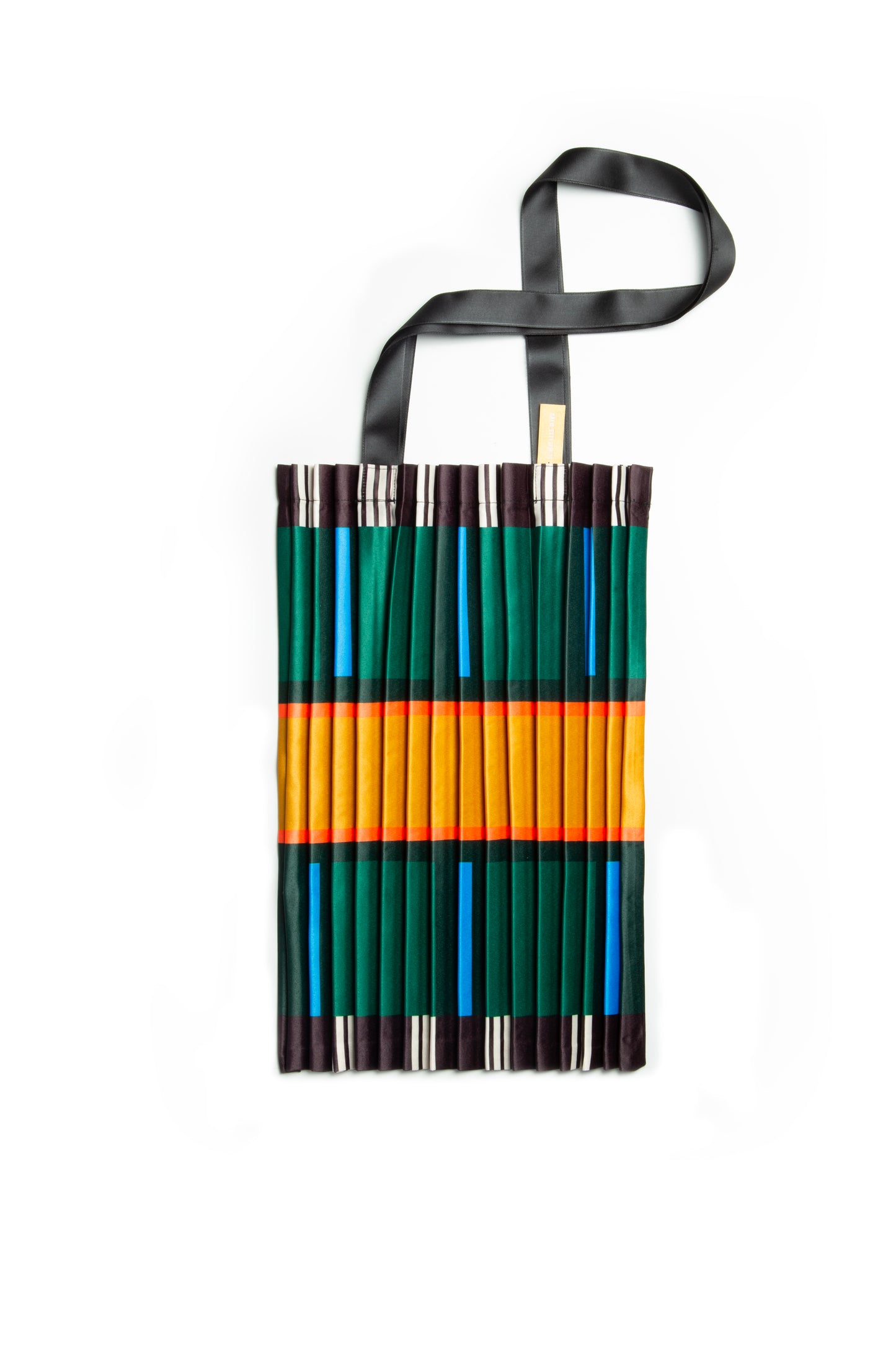 Multitudes Satin Pleated Orosei Tote Bag