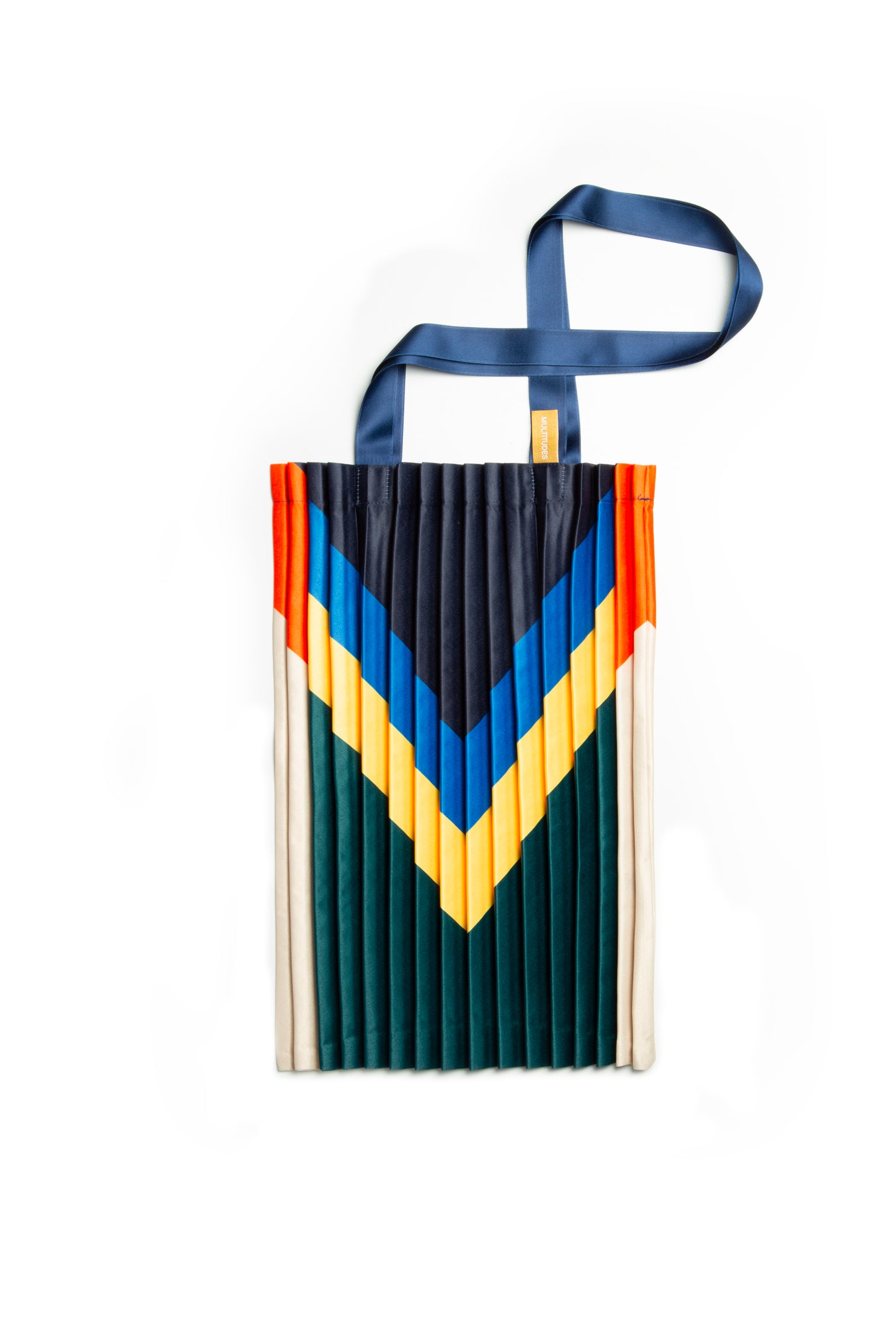 Multitudes Satin Pleated Rei Tote Bag