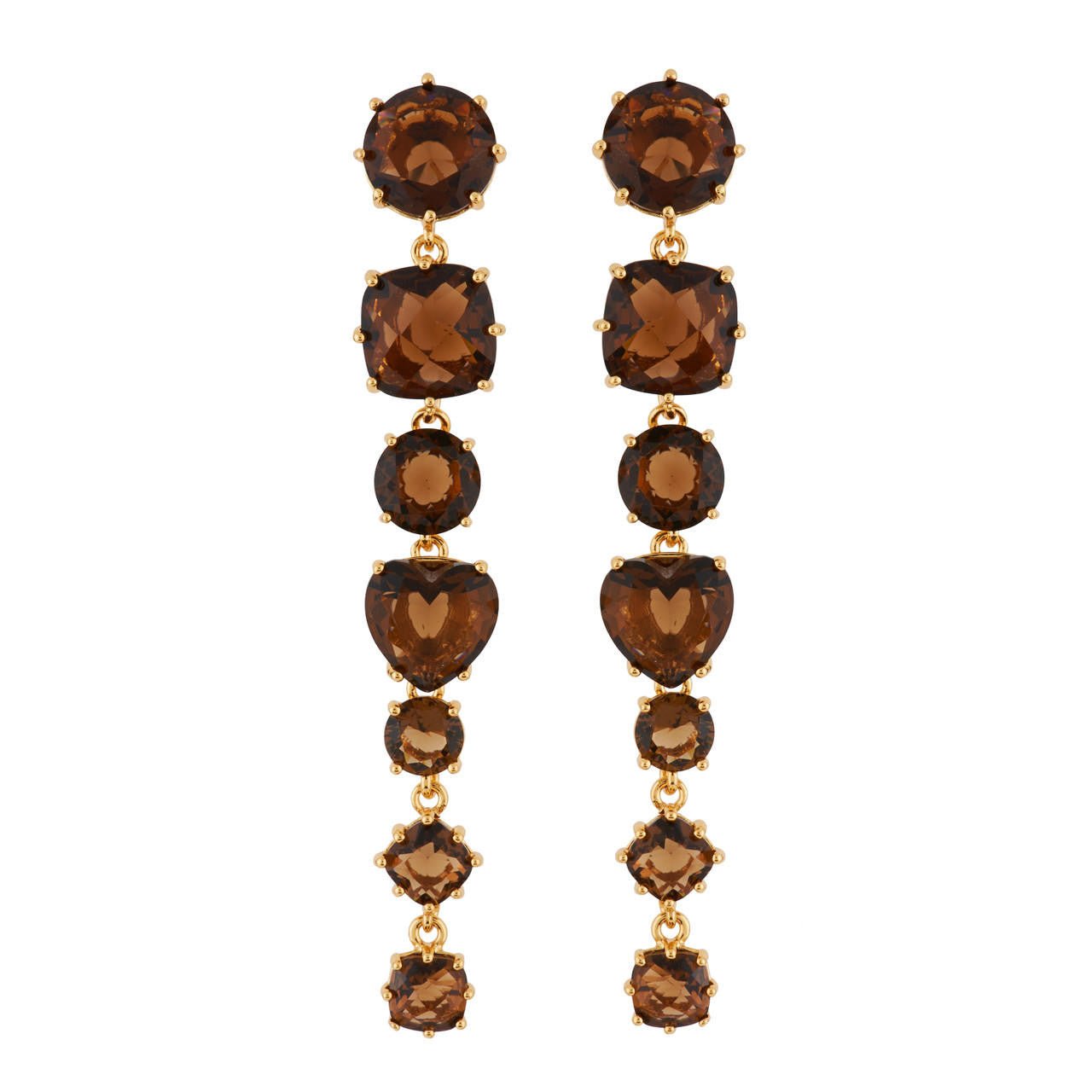 La Diamantine Smoky Quartz Necklace | AGLD3192