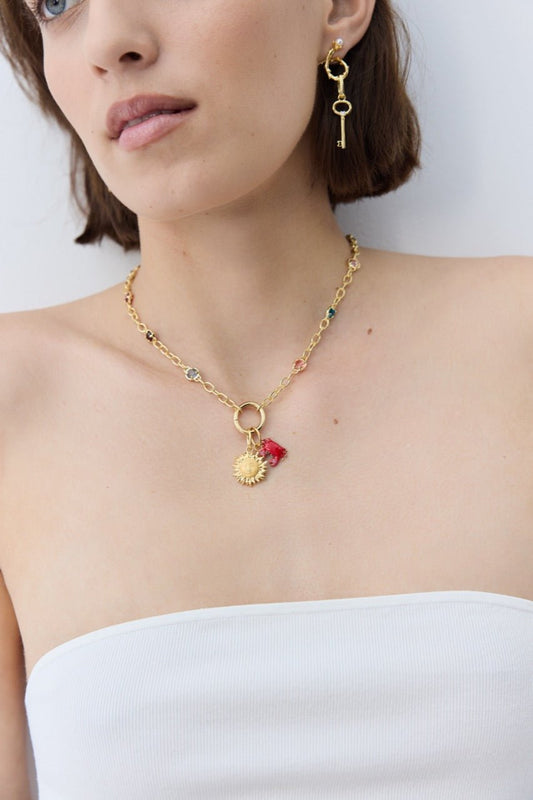 Red Crab and Crystal Pendant: Protection and Change | AYPE4061 - Les Nereides