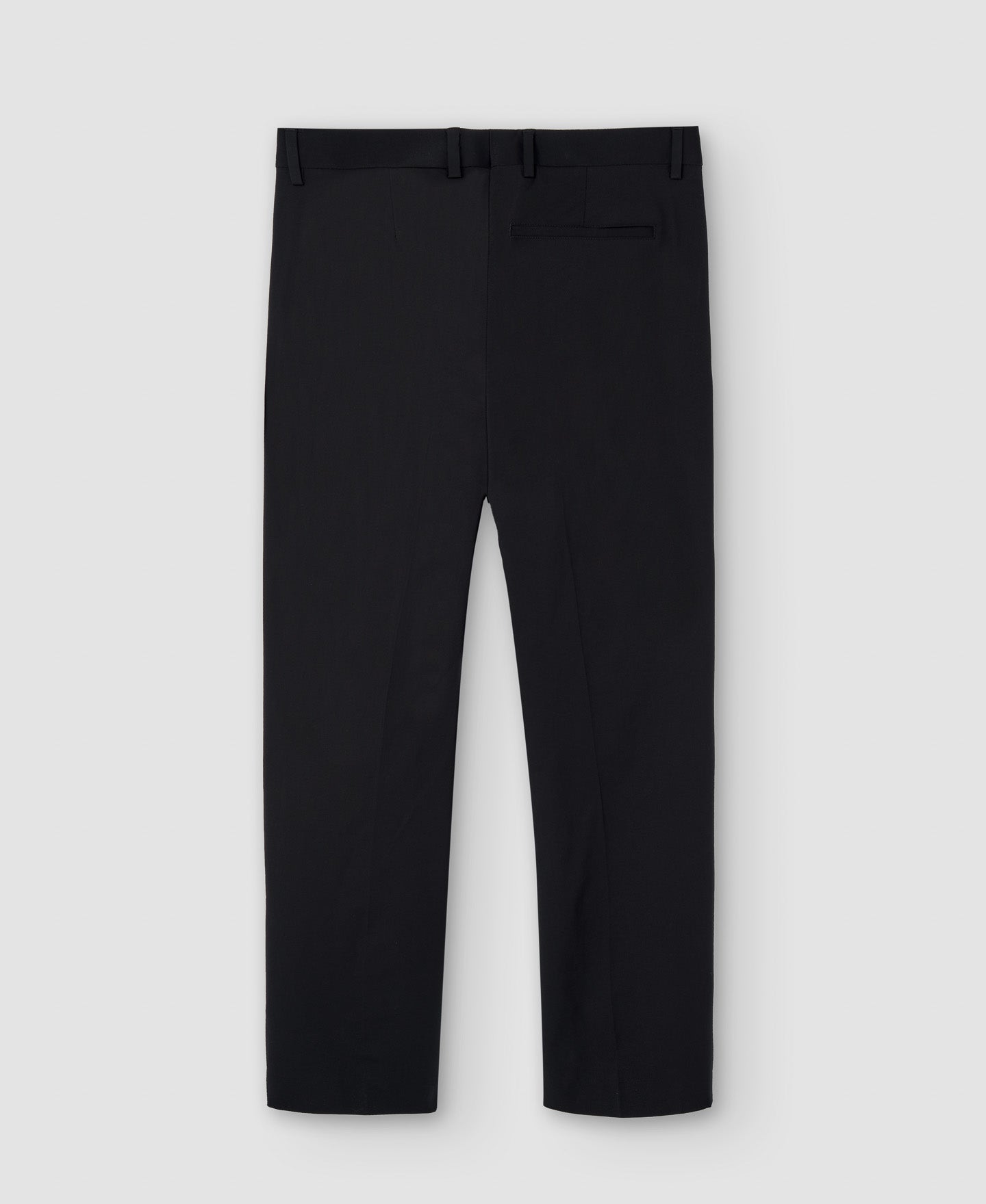 Men Trousers | Black Ankle-Length Tailored Trousers by Spanish designer Adolfo Dominguez