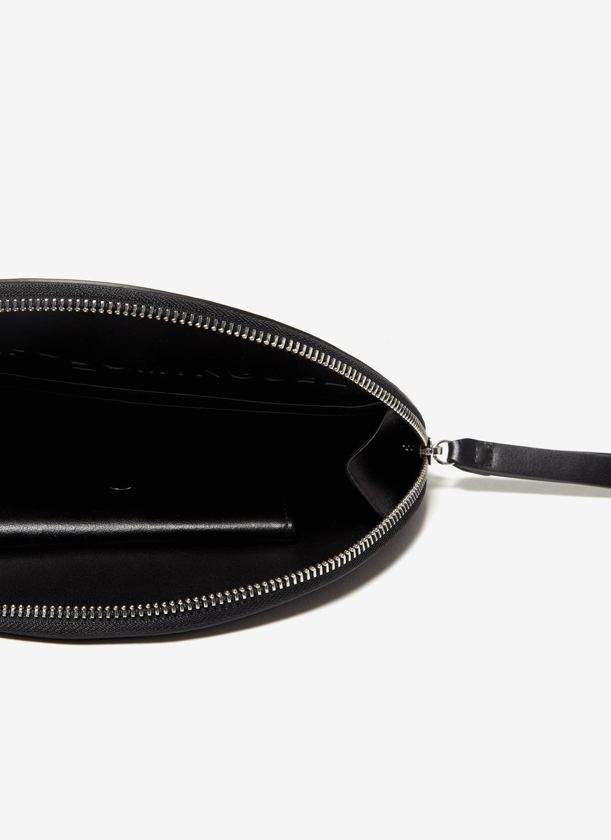 Women Wallet | Black Half-Moon Vachetta Leather Large Wallet by Spanish designer Adolfo Dominguez
