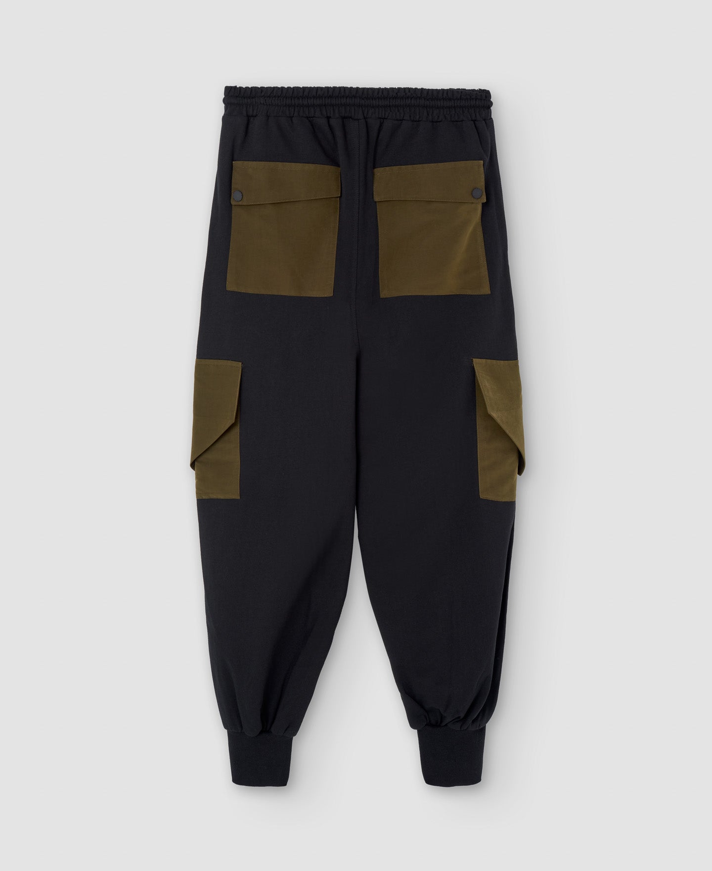 Women Trousers | Black Plush Jogger Trousers by Spanish designer Adolfo Dominguez