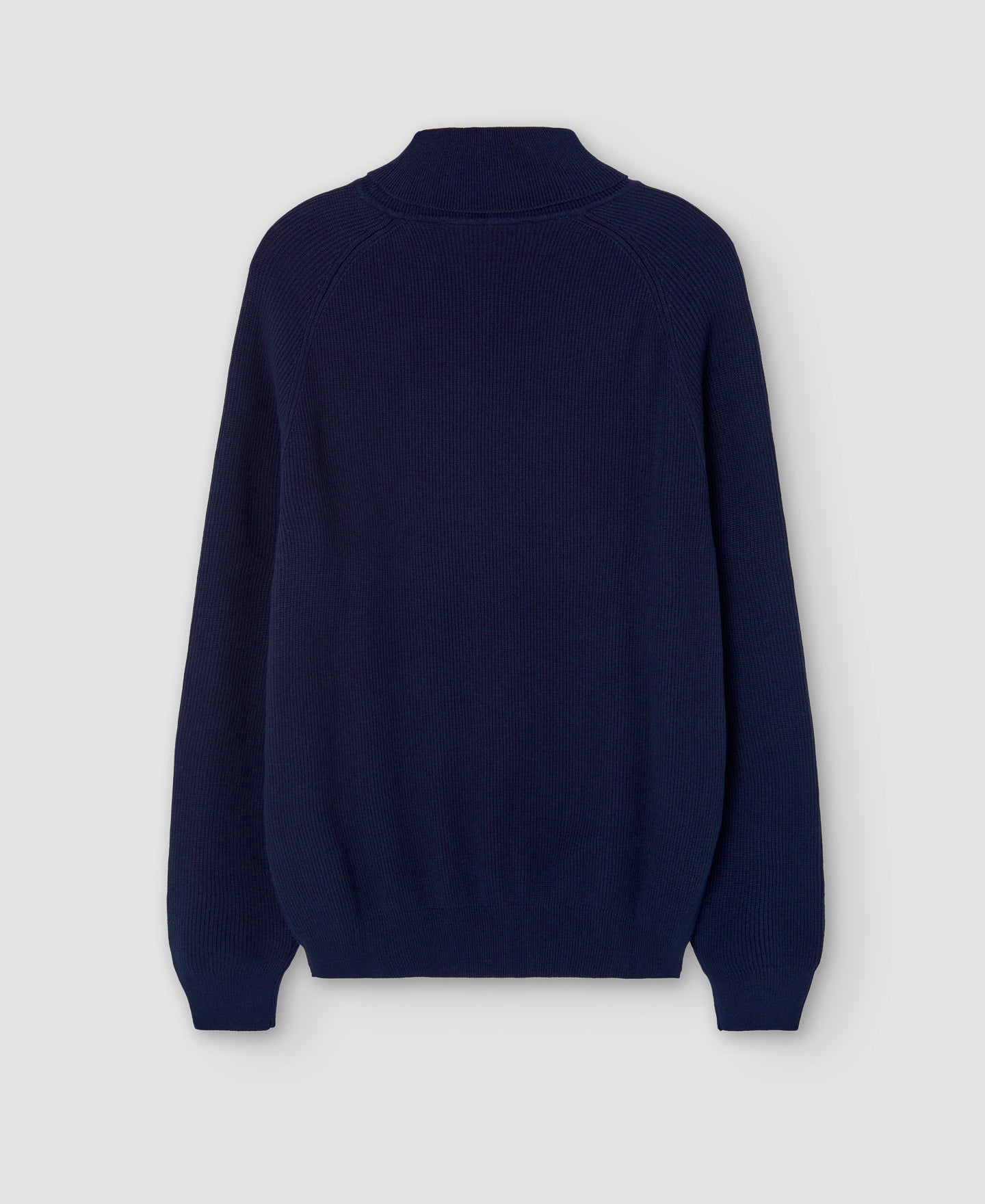Men Jersey | Blue Melange Sweater by Spanish designer Adolfo Dominguez