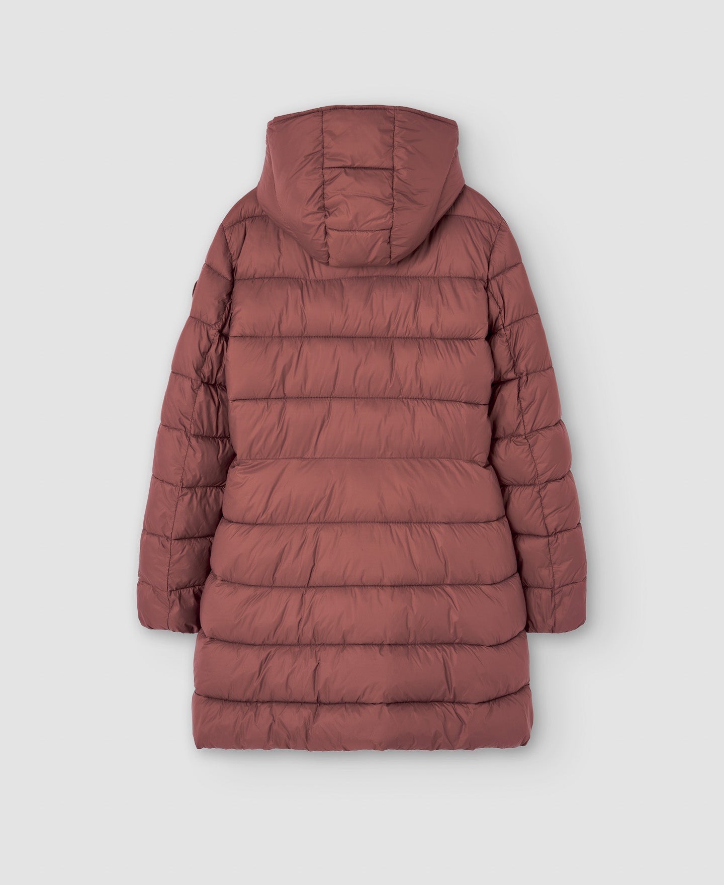 Women Long Jacket | Brown Anorak by Spanish designer Adolfo Dominguez