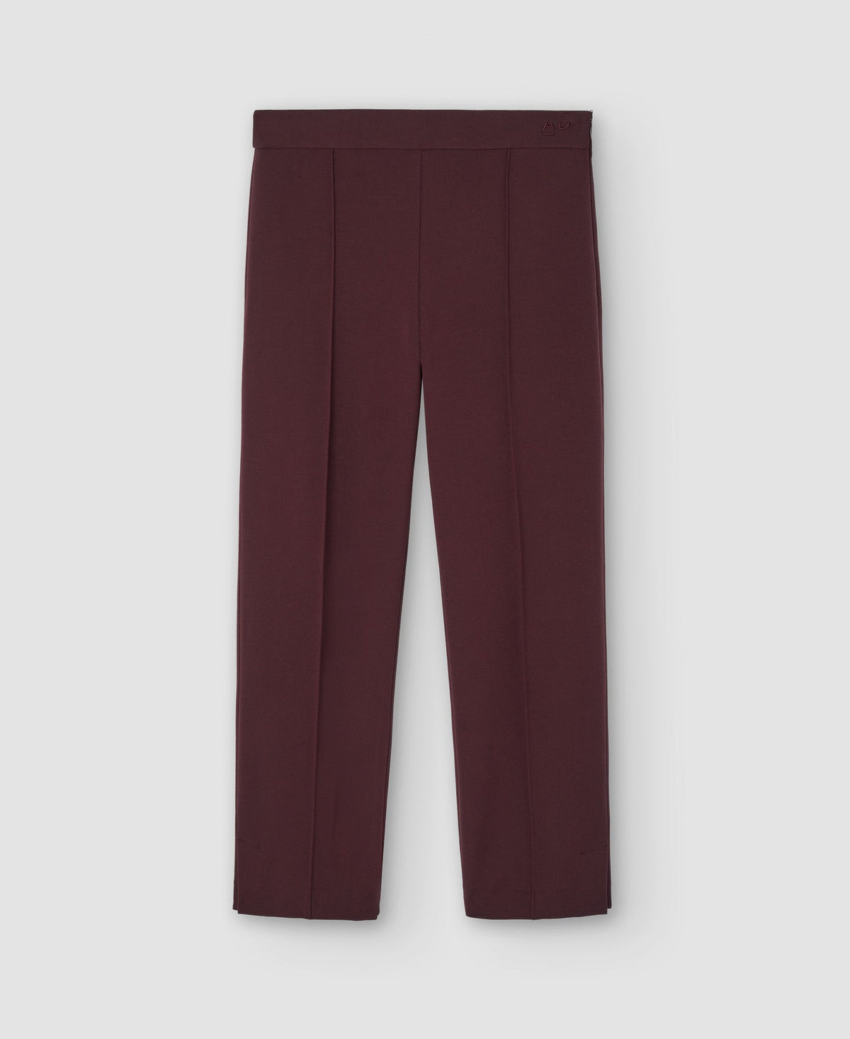 Women Trousers | Brown Nailon And Viscose Skinny Trousers by Spanish designer Adolfo Dominguez