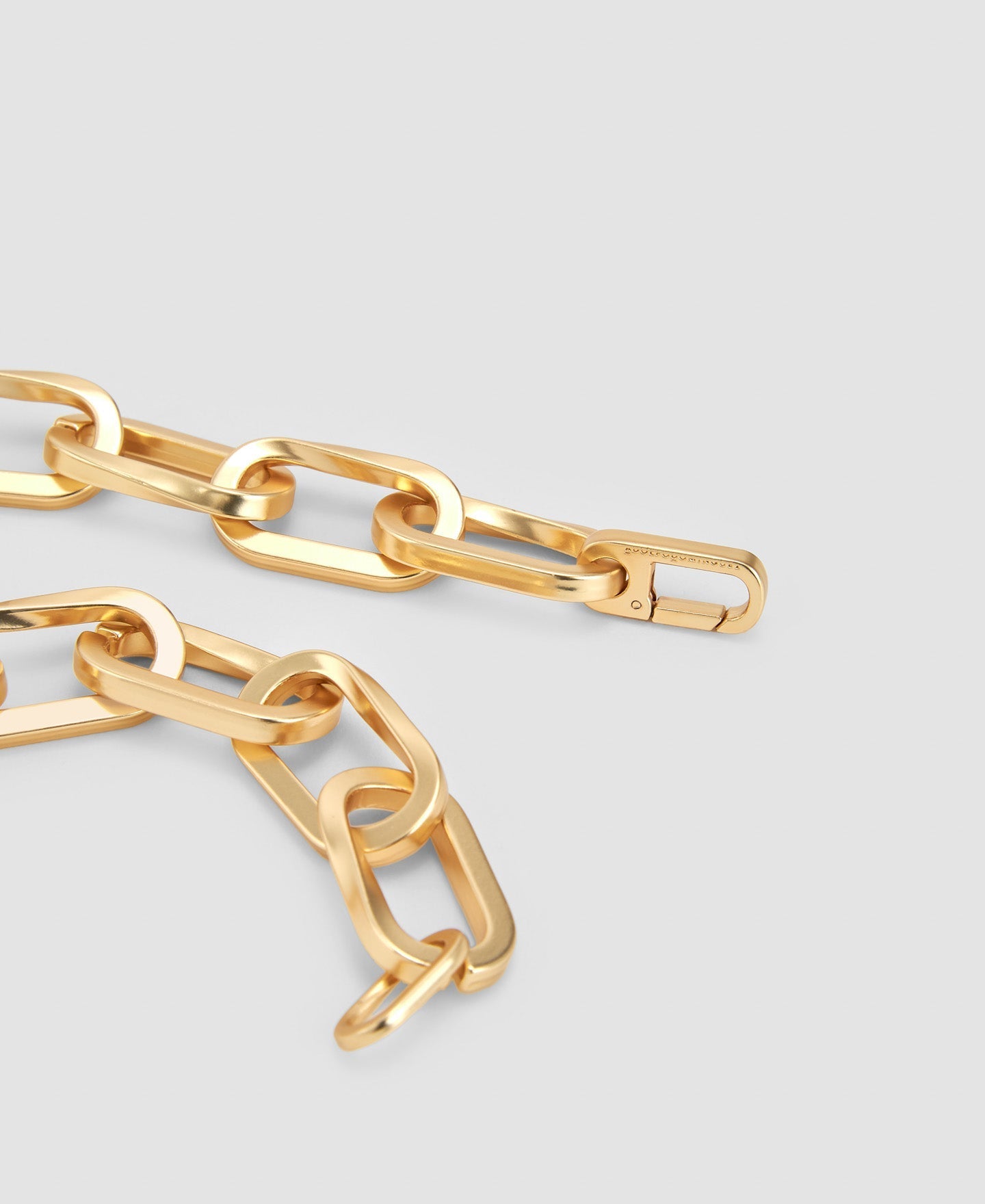 Women Necklace | Brown Signature Link Necklace by Spanish designer Adolfo Dominguez