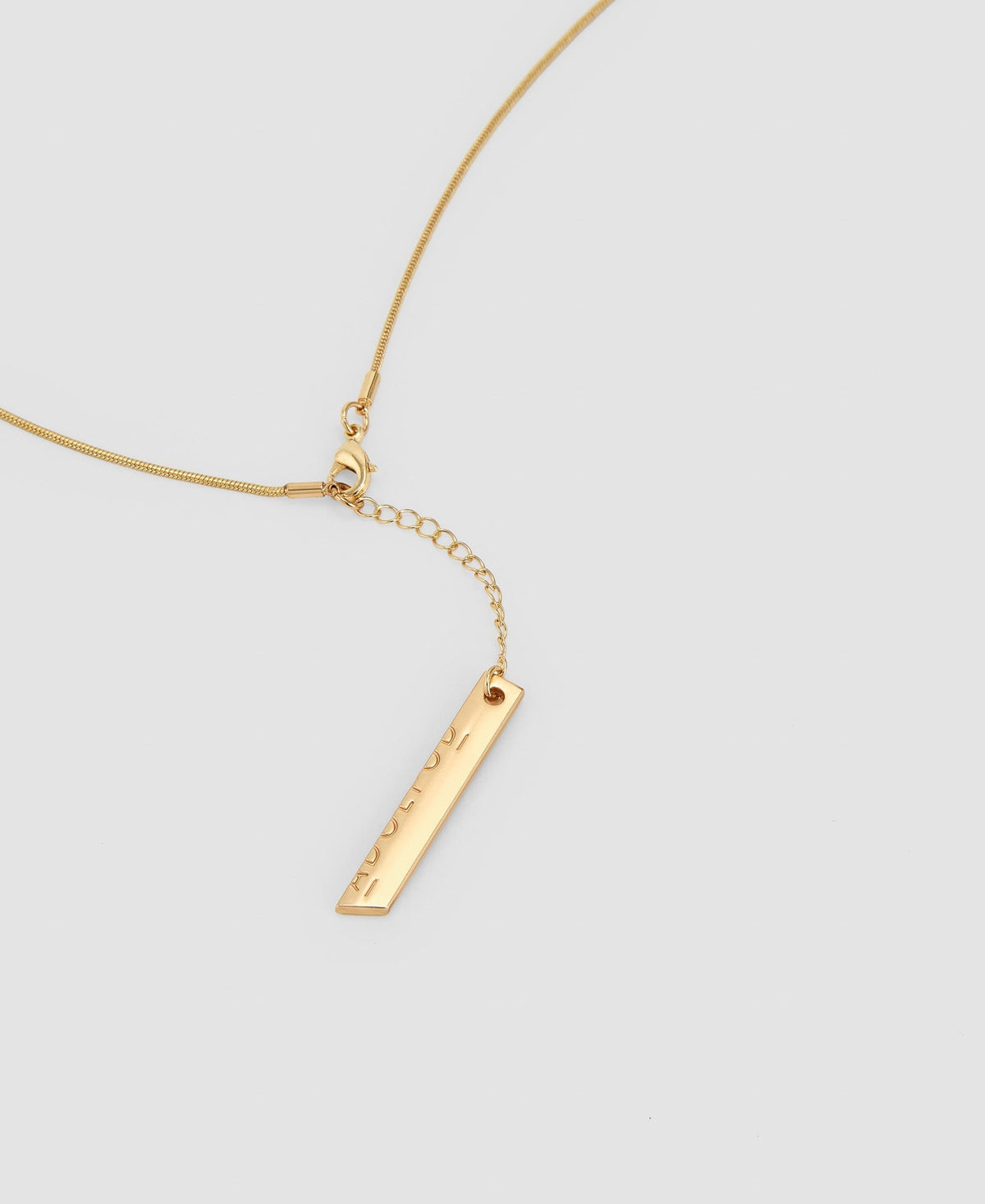 Women Necklace | Brown Wood And Zinc Twist Pendant by Spanish designer Adolfo Dominguez