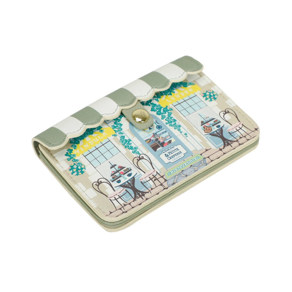La Petite Creperie Accordian Card Wallet