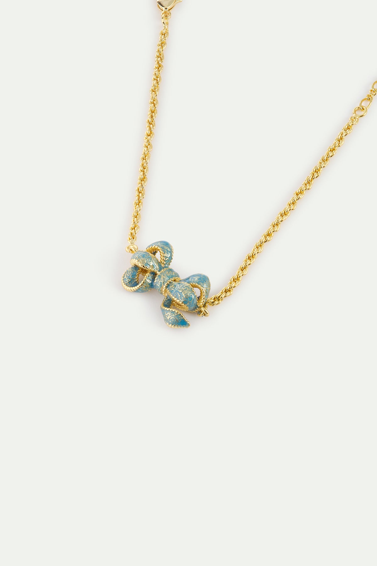 Blue And Gold Ribbon Bracelet alternate view