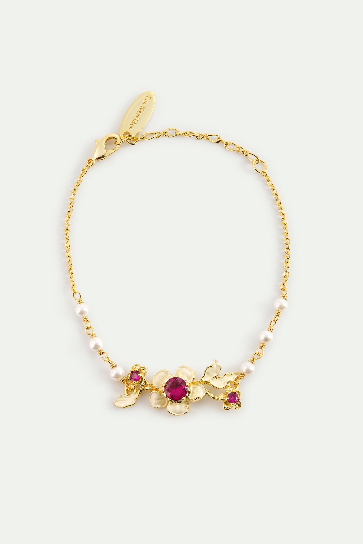 Gold Anemone Bracelet front view
